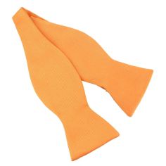 Noeud papillon à nouer en soie, Orange Rame, Fait à la main Tony & Paul