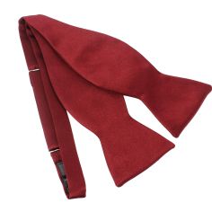 Noeud Papillon Segni & Disegni, Rouge Bordeaux Satin Segni et Disegni