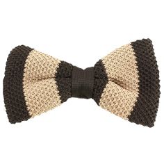 Noeud papillon tricot Cornell Chocolat Clj Charles Le Jeune