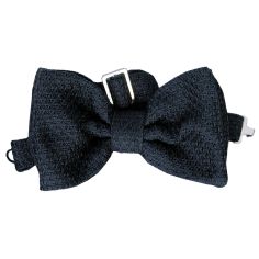 Noeud Papillon Noué, Grenadine de soie, Segni & Disegni, Marine Segni et Disegni