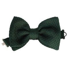 Noeud Papillon Noué, Grenadine de soie, Segni & Disegni, Vert Segni et Disegni