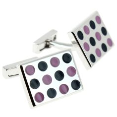 Boutons de manchette, Seventies Rose Clj Charles Le Jeune