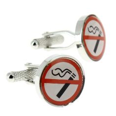 Boutons de manchette, No Smoking, Interdiction de fumer Clj Charles Le Jeune