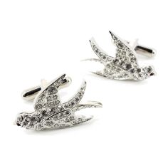 Boutons de manchette, Tatoo swallow Simon Carter