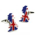 Boutons de manchette, Grande bretagne et Union Jack Cravate Avenue Signature