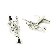 Boutons de manchette, trompette 3D Cravate Avenue Signature