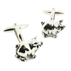 Boutons de manchette, Cochon métal Cravate Avenue Signature