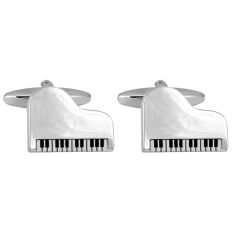 Boutons de manchette, Grand Piano Cravate Avenue Signature