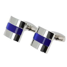 Boutons de manchette, Simon Carter, Blue Cats eyes Simon Carter