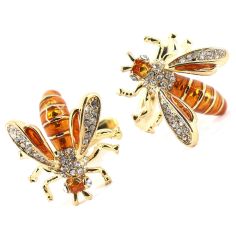 Boutons de manchette abeille dorée Tony & Paul