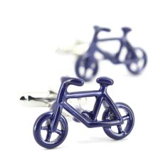 Boutons de manchette vélo Bleu Tony & Paul