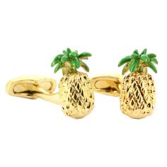 Boutons de manchette golden ananas Tony & Paul