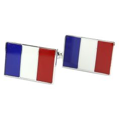 Boutons de manchette drapeau Français II