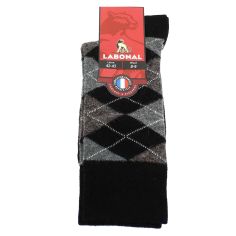 Mi chaussette, Laine et angora, noir Labonal 2