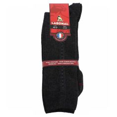 Mi chaussette, Laine majoritaire baguette, anthracite Labonal 2
