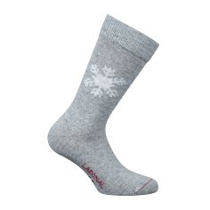 Mi chaussette, flocon Laine et cachemire, gris Labonal