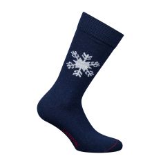 Mi chaussette, flocon Laine et cachemire, marine Labonal