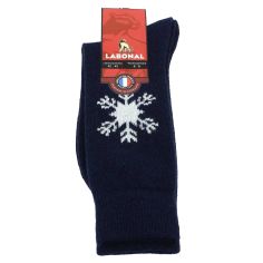 Mi chaussette, flocon Laine et cachemire, marine Labonal 2