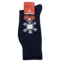 Mi chaussette, flocon Laine et cachemire, marine Labonal