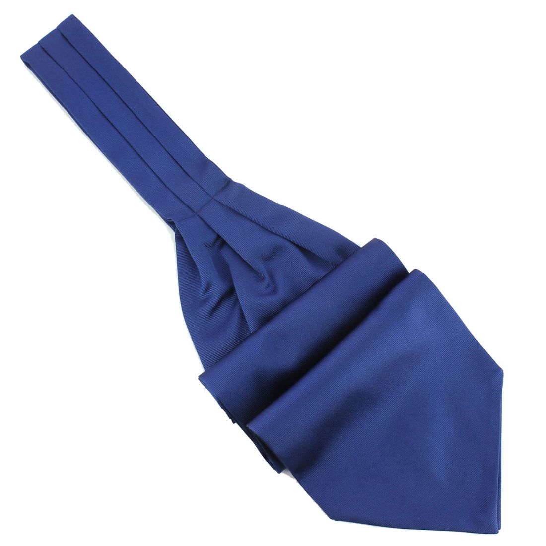 Cravate Ascot en soie, Bleu royal, Fait à la main Tony & Paul