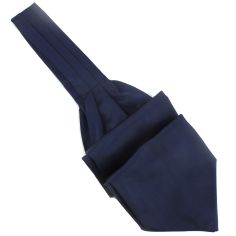 Cravate Ascot en soie, Marino, Fait à la main Tony & Paul