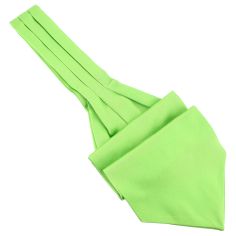 Cravate Ascot en soie, Vert Cedro, Fait à la main Tony & Paul