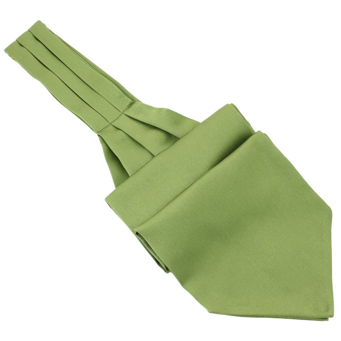 Cravate Ascot en soie, vert Mela, Fait à la main Tony & Paul