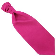 Lavallière nouée en soie, Rose Rubino, Faite à la main Tony & Paul