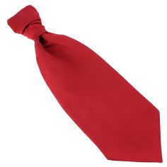 Lavallière nouée en soie, Rouge Sangue, Faite à la main Tony & Paul