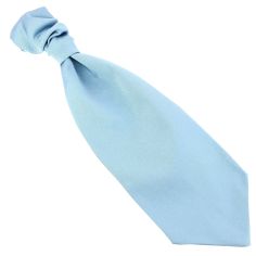 Lavallière nouée en soie, Tevere Bleu, Faite à la main Tony & Paul