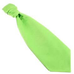 Lavallière nouée en soie, Vert Cedro, Faite à la main Tony & Paul