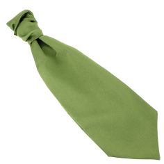 Lavallière nouée en soie, vert Mela, Faite à la main Tony & Paul