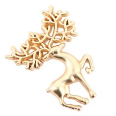 Boutonnière cerf majestueux doré Tony & Paul 2