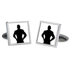 Boutons de manchette, Muscle Man, Moving image Sonia Spencer