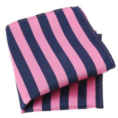 Pochette Rugby navy et Rose Clj Charles Le Jeune