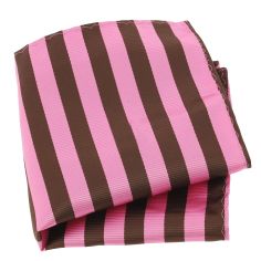 Pochette Rugby large marron et Rose Clj Charles Le Jeune