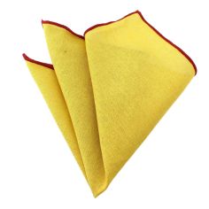 Pochette Brighton coton jaune canari Clj Charles Le Jeune