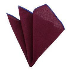 Pochette Brighton coton aubergine Clj Charles Le Jeune