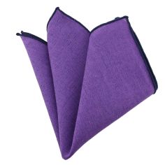 Pochette Brighton coton violet Clj Charles Le Jeune