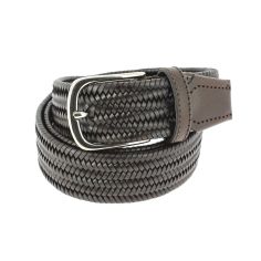 Ceinture cuir Tressia, Chocolat Tony & Paul