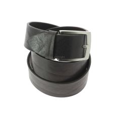 Ceinture cuir, Buffle, souple, Noir Robert Charles