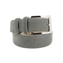 Ceinture cuir, Nubuck gris, 35mm Robert Charles