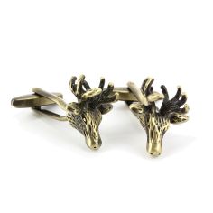 Boutons de manchette cerf finition bronze, Tony & Paul. Tony & Paul 2
