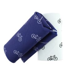 Set de 2 mouchoirs brodés. Vélos Cravate Avenue Signature 2