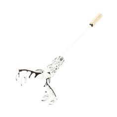 Boutonnière tête de cerf argentée Tony & Paul 2