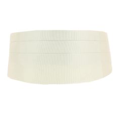 Ceinture Smoking en soie, Avorio Tony & Paul