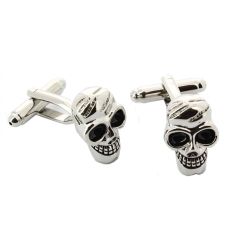 Boutons de manchette, Tête de mort - Crane - Gothique Clj Charles Le Jeune