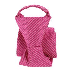 Cravate enfant, Petit Dandy Rose Fuchsia Pomme Carré