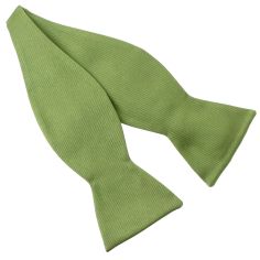 Noeud papillon à nouer en soie, vert Mela, Fait à la main Tony & Paul