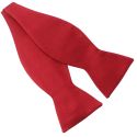Noeud papillon à nouer en soie, Rouge Sangue, Fait à la main Tony & Paul
